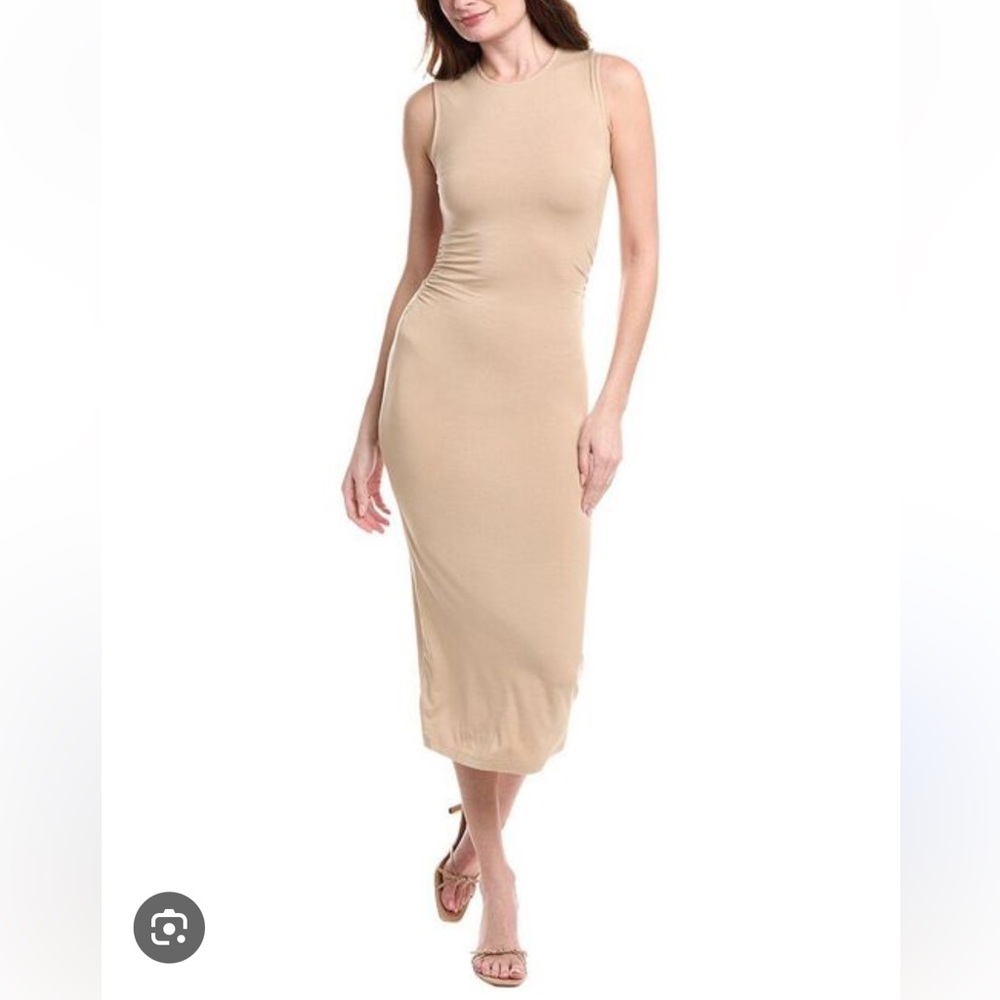 Rachel Parcell Elegant Tan Sleeveless Dress
